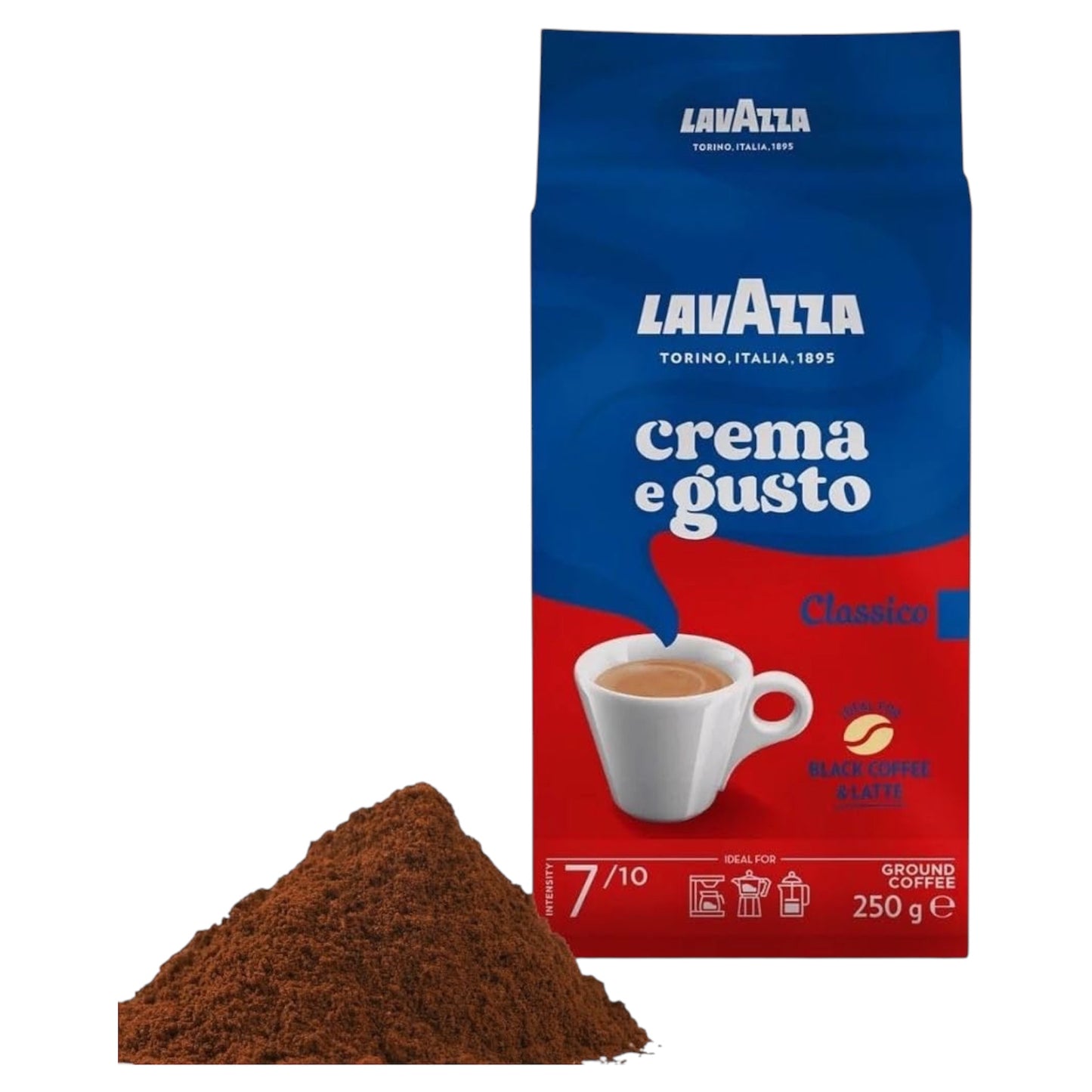 Lavazza Crema e Gusto Espresso Classico Ground Coffee